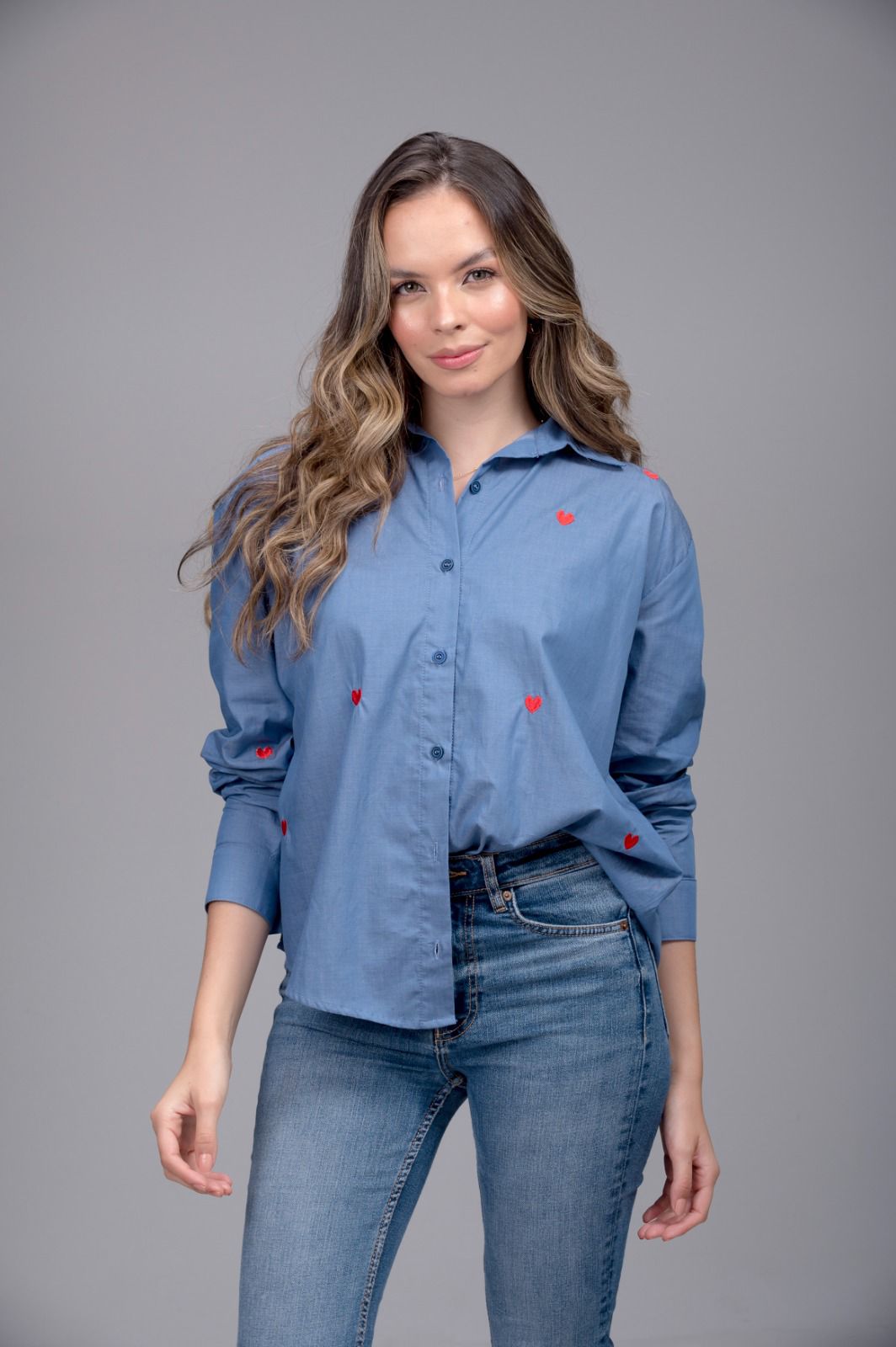 Camisa Ariel corazones