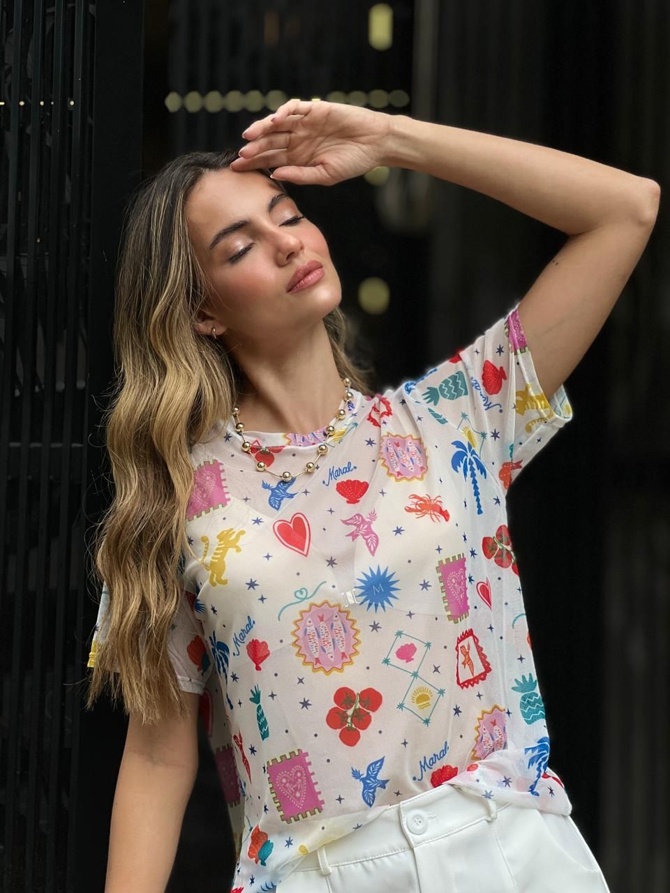 Blusa Frida blanca