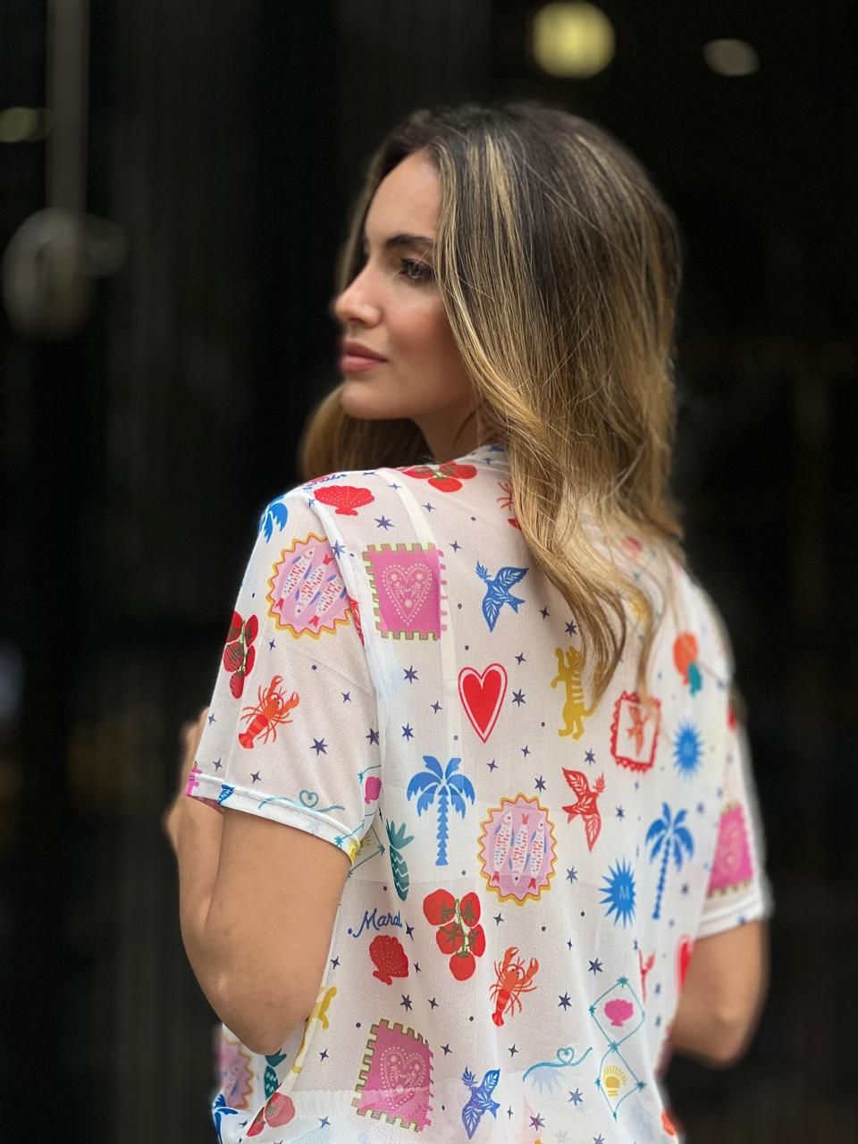 Blusa Frida blanca